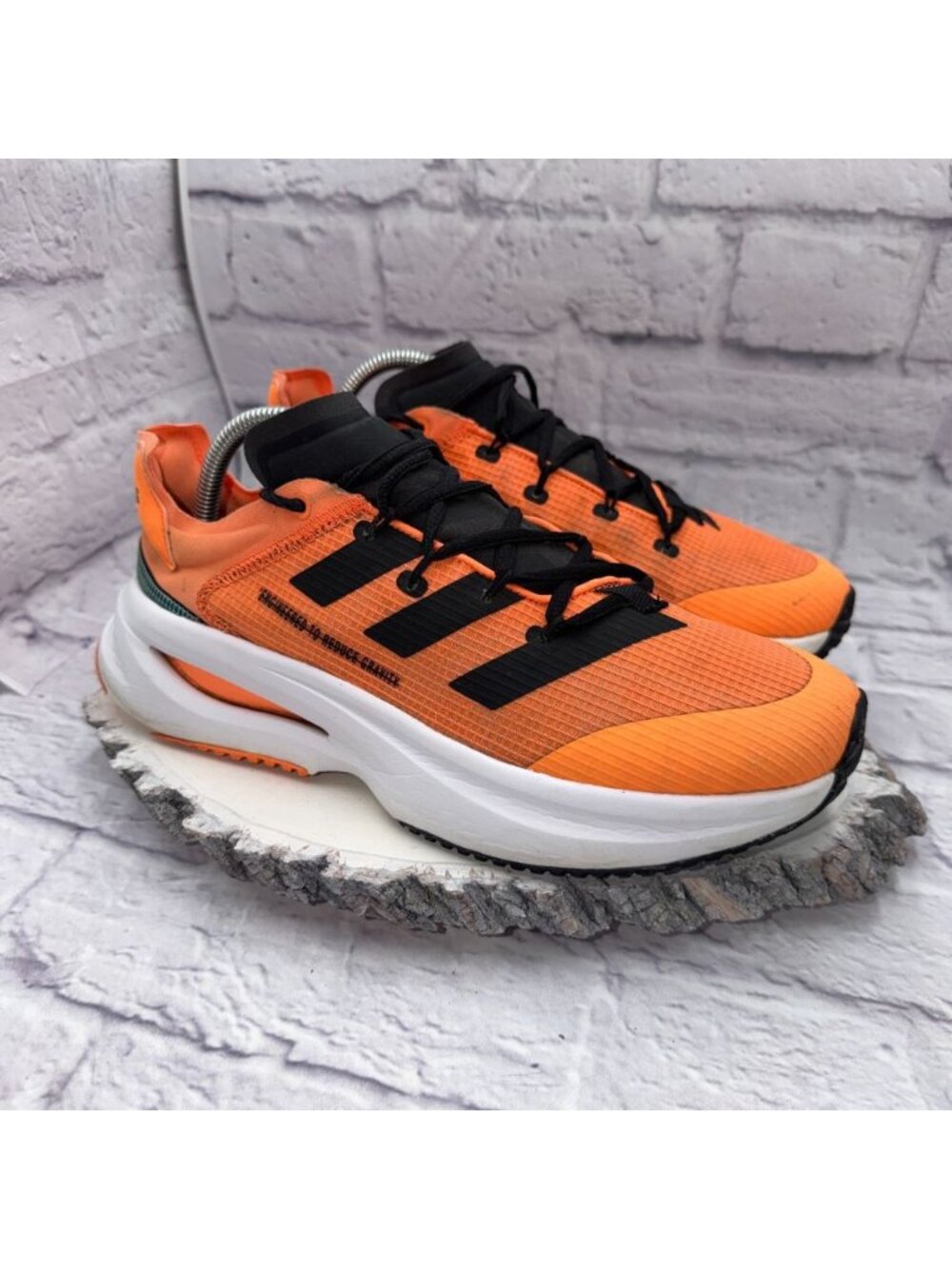 Adidas Mens Fluidflash Screaming Orange Running Shoes GY4938 Size 8.5 Sneakers